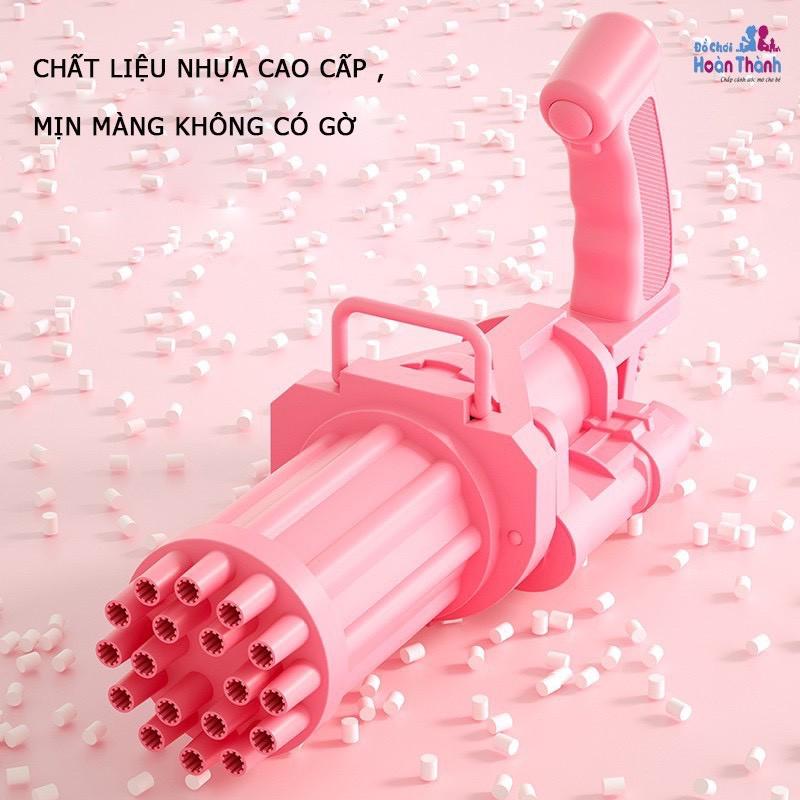 Súng Bắn Bong Bóng Xà Phòng 8 Nòng Siêu Mạnh 7x20x9cm đồ chơi giải trí cho bé.