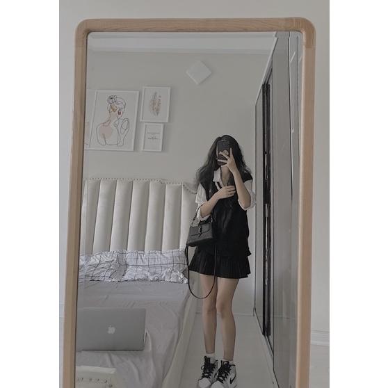 gile kẻ nhỏ len mềm by samhyewear