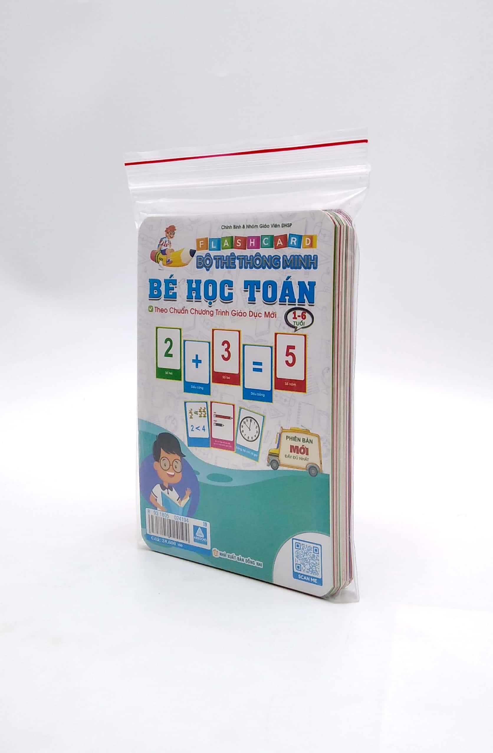 Flashcard - Bộ Thẻ Thông Minh - Bé Học Toán (1-6 Tuổi)