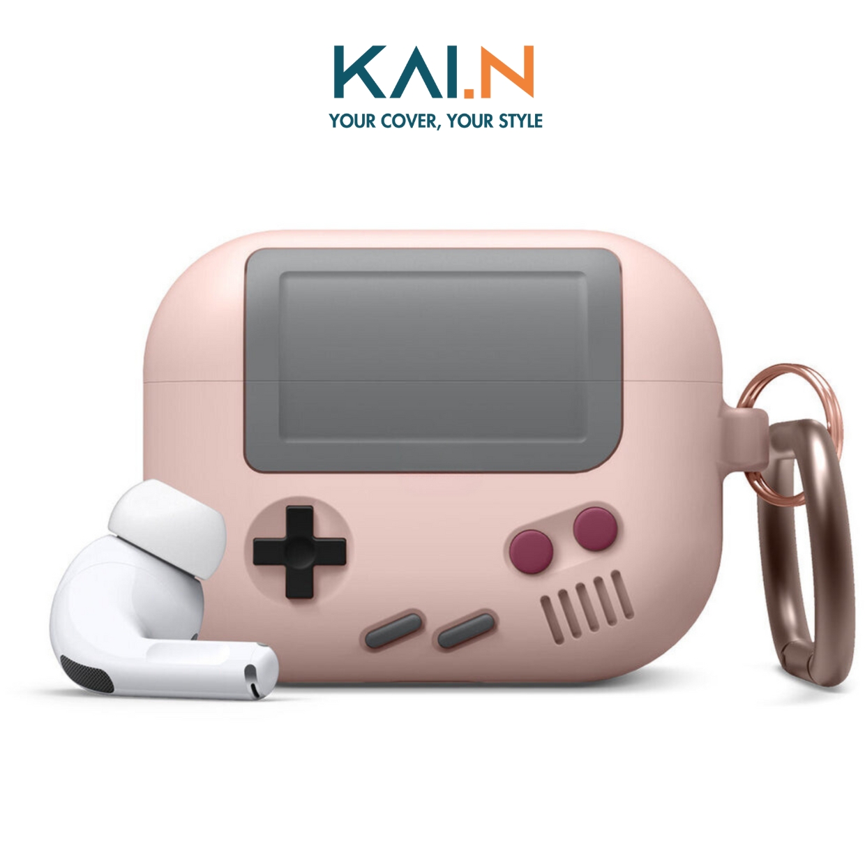 Ốp Case Bảo Vệ Kai.N GameBoy Dành Cho Airpods Pro 2 / Airpods Pro / Airpods 3 - Hàng Chính Hãng