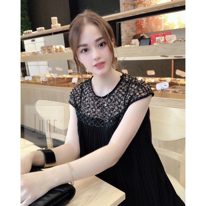 Đầm Bầu Xếp Ly