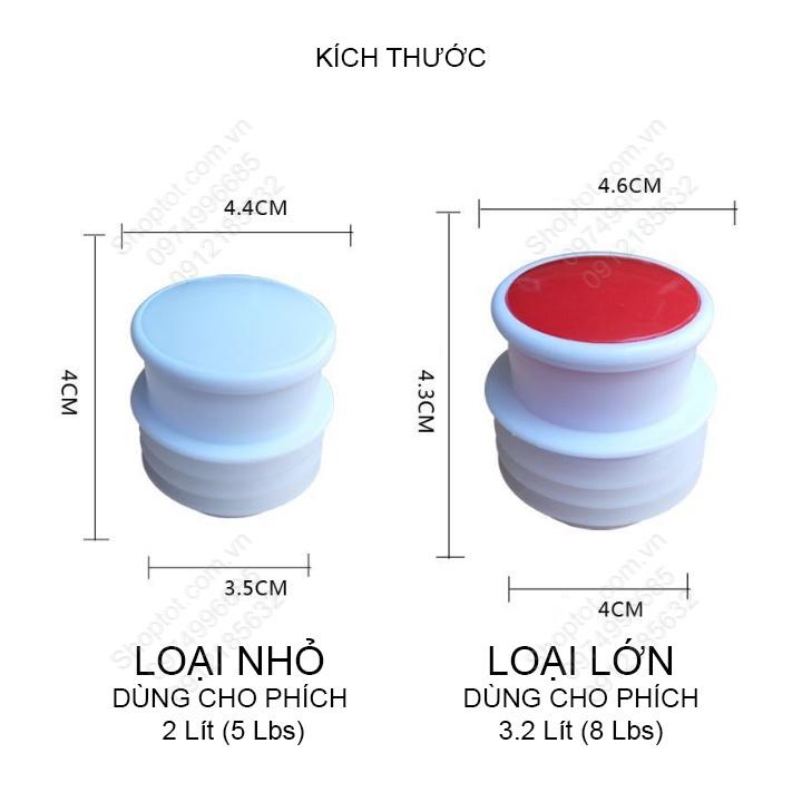 Bộ 4 nắp đạy phích nước bằng nhựa PP, Silicon chịu nhiệt độ cao, giữ nhiệt tốt, màu ngẫu nhiên