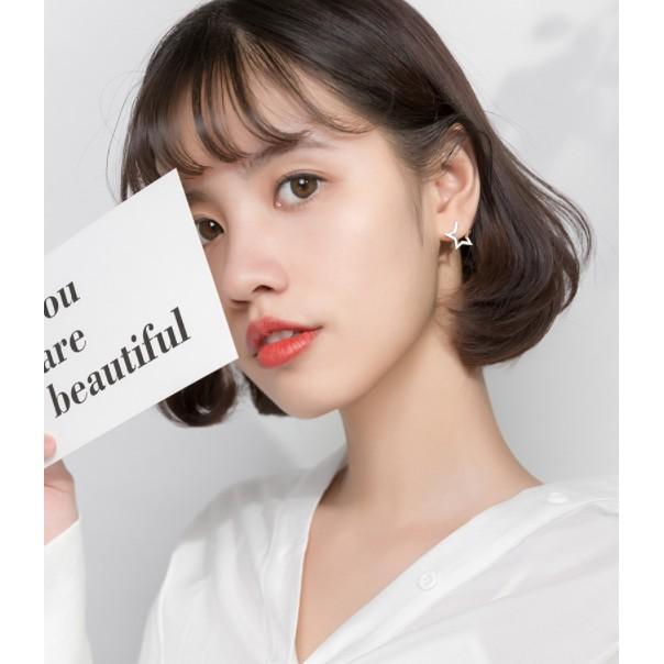 Khuyên tai bạc Ý s925 sao nhỏ 5 cánh lạ mắt G3744 - AROCH Jewelry