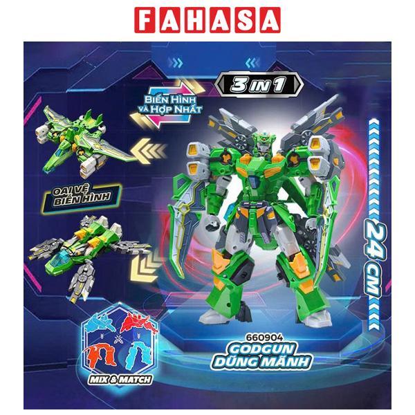 Đồ Chơi Robot Godgun Dũng Mãnh Biến Hình Và Hợp Nhất 3 Trong 1 - Glory Alliance 660904