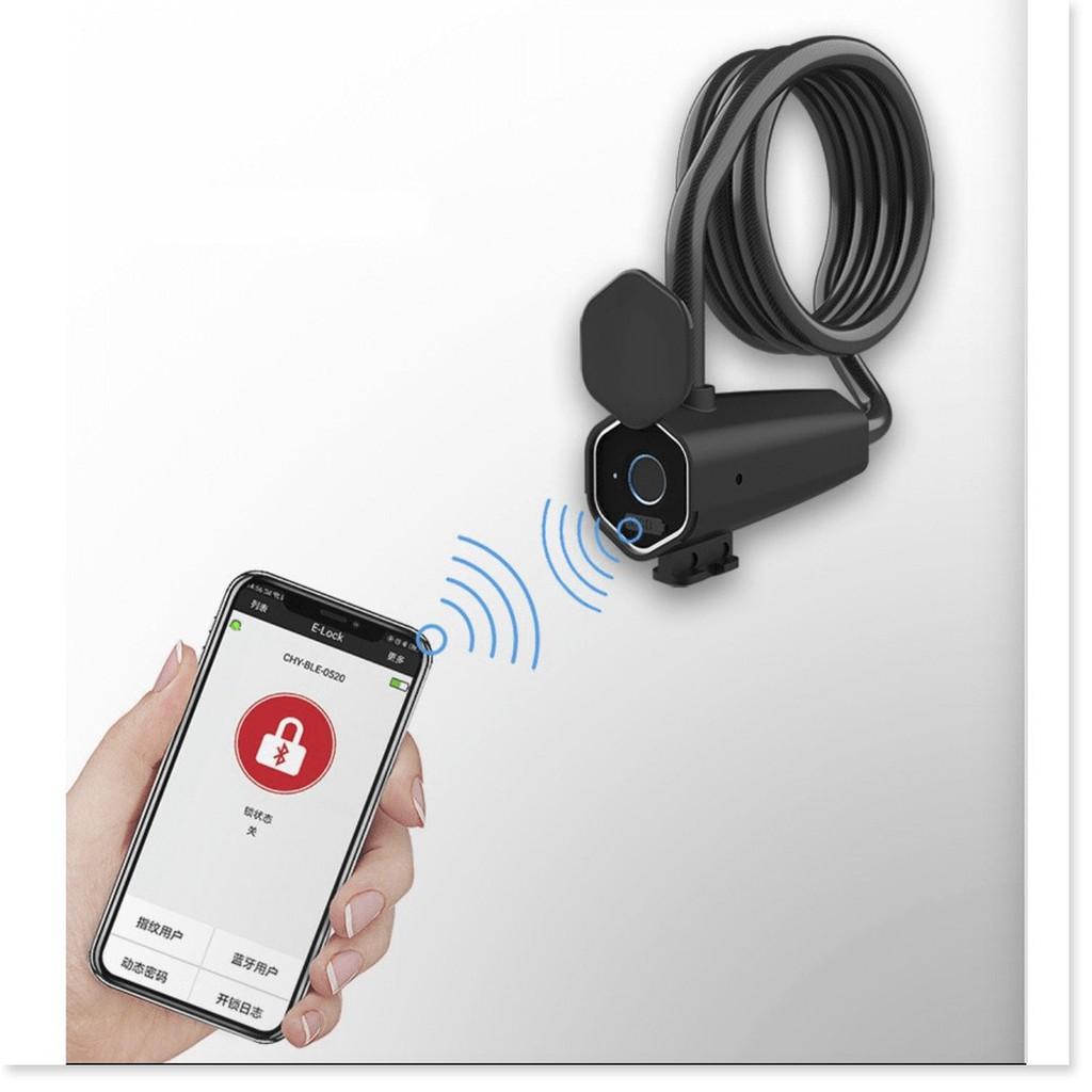 Cáp khoá chống cắt dùng Vân Tay APP