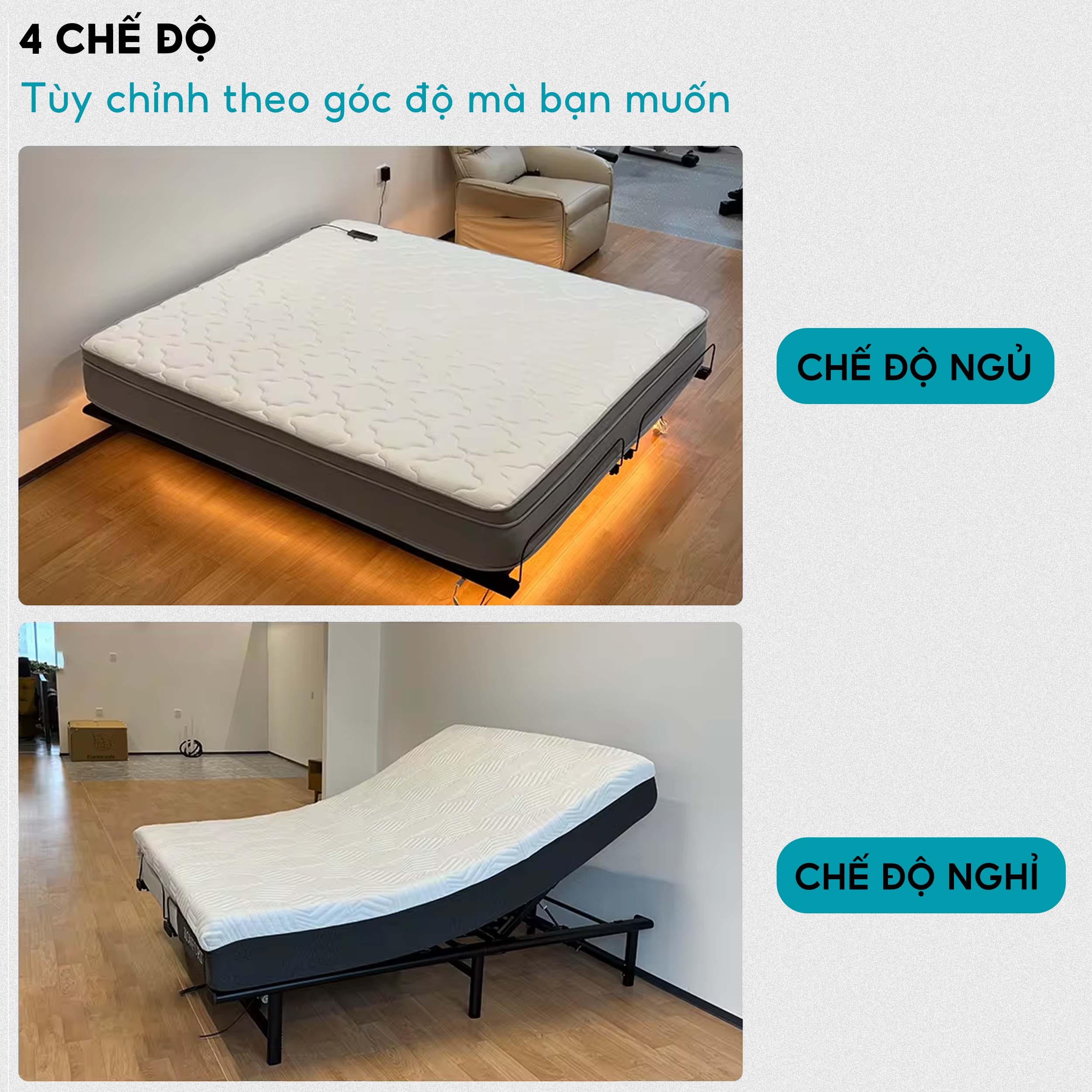 Giường công thái học iCockpit Zero Gravity, tăng cường sức khoẻ, phù hợp nhu cầu nghỉ ngơi giải trí