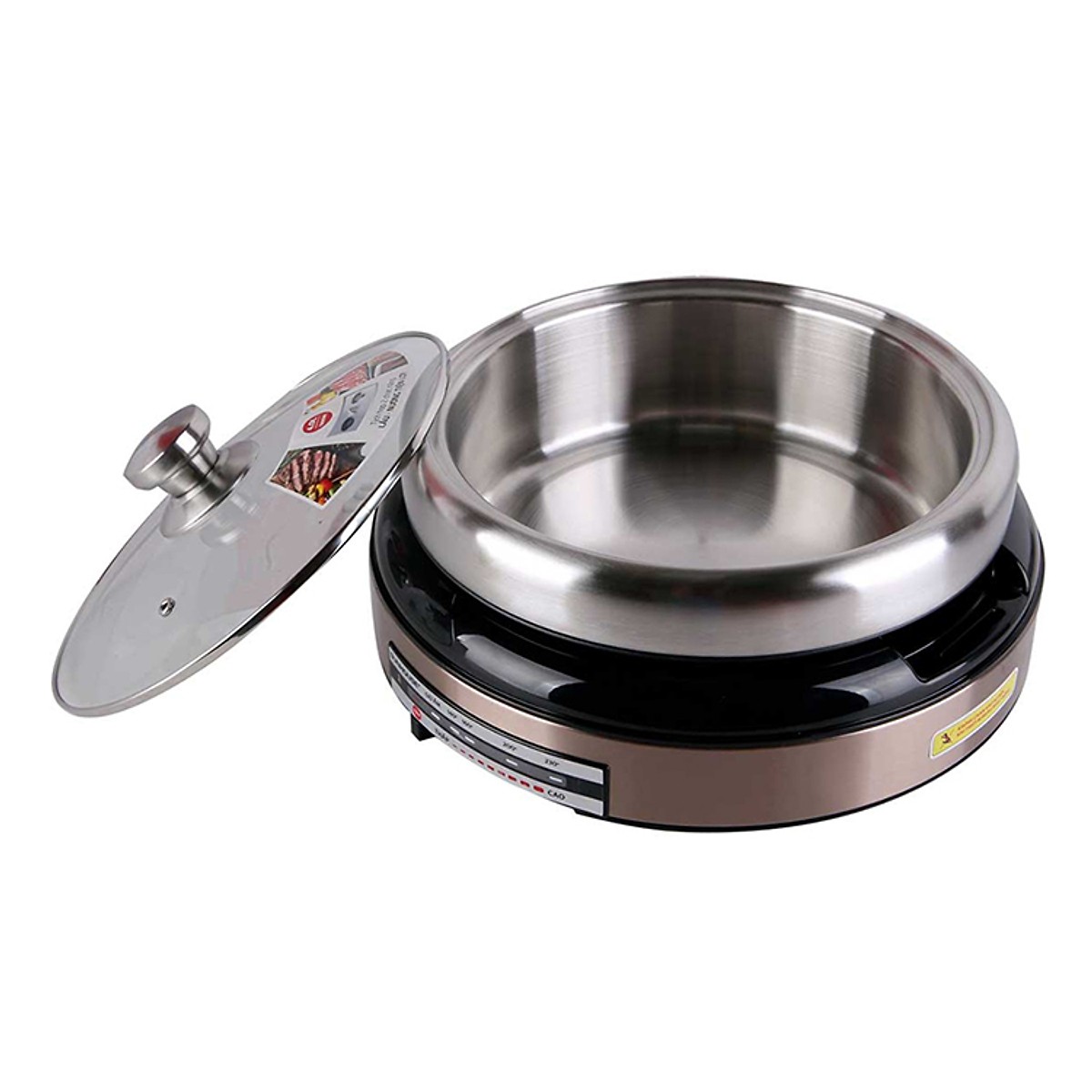 Nồi Lẩu Nướng Điện Đa Năng Lorente LT-780 - Màu Ngẫu Nhiên - Chính Hãng