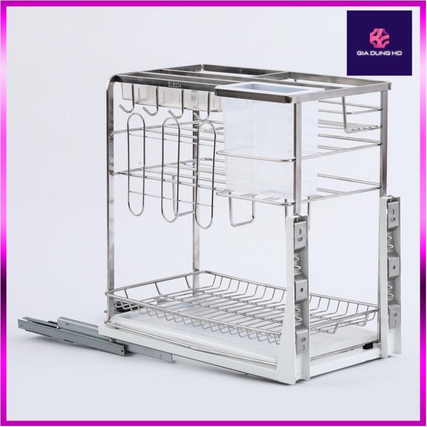 Giá đựng dao thớt và gia vị inox 304 FREE SHIP giá để đồ nhà bếp đa năng dùng dựng dao, thớt, nắp vung, đũa