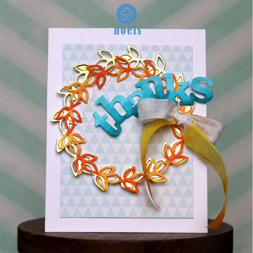 Khuôn Cắt Giấy Làm Từ Kim Loại Hình Thẻ Trang Trí Scrapbook