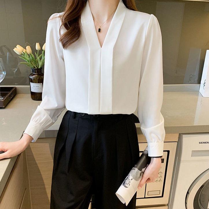 Áo Sơ Mi Nữ Cổ V MSA03