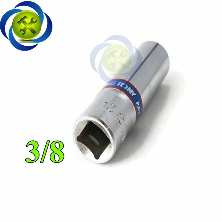 Tuýp 13mm 3/8 Kingotny 323513M loại dài 6 cạnh màu trắng