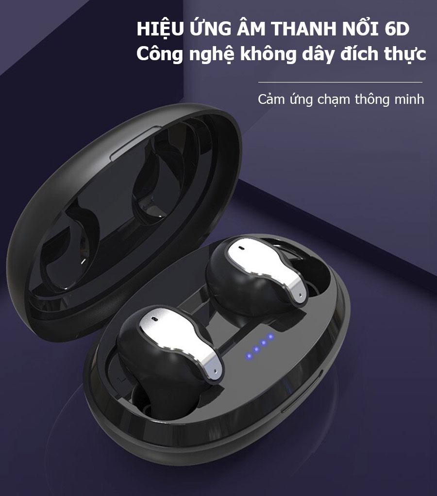 Tai nghe Bluetooth 5.0 - Tiện mang theo, an toàn, không lo hết pin