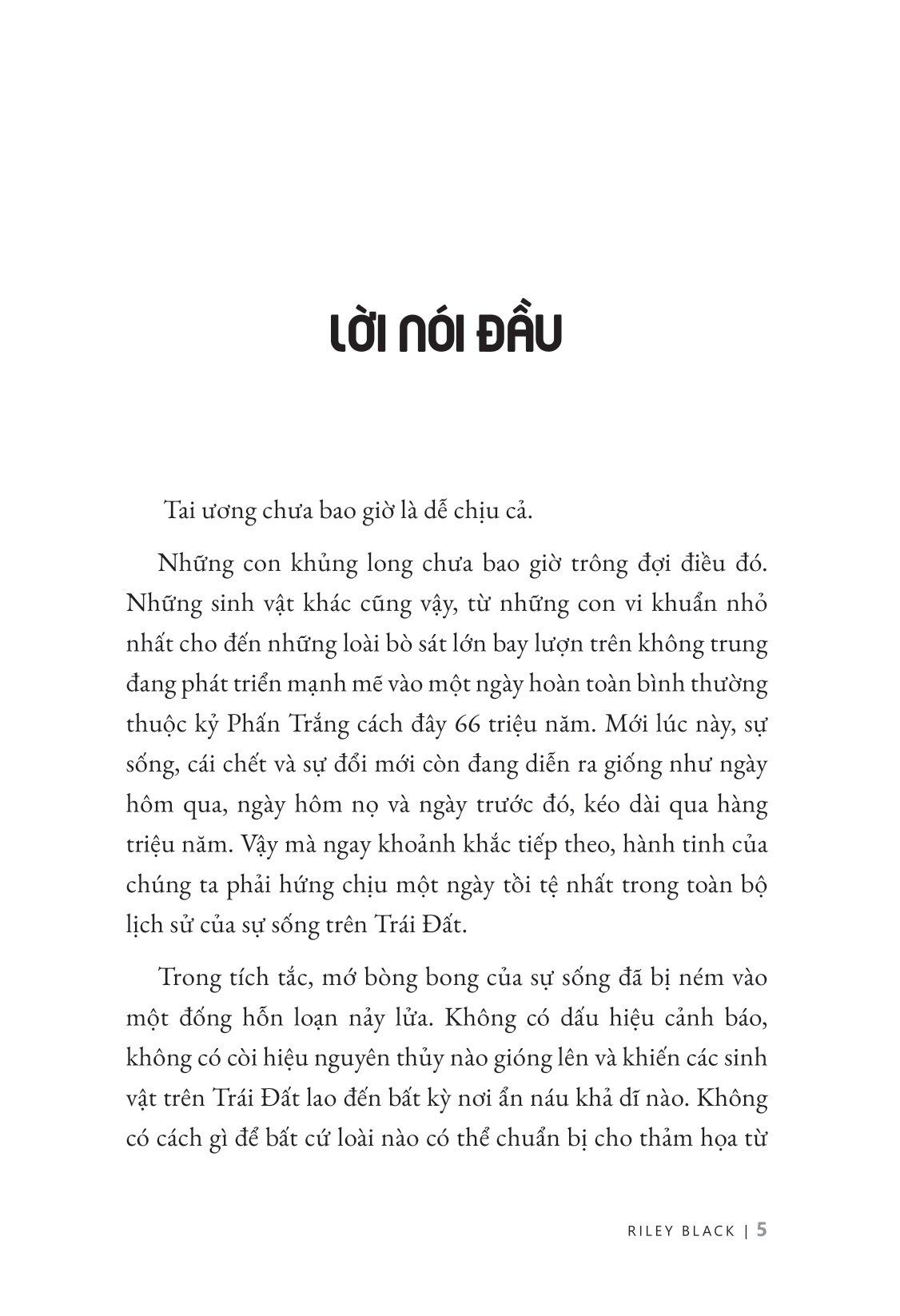 Những Ngày Cuối Cùng Của Khủng Long - Thiên Thạch, Sự Tuyệt Chủng Và Khởi Đầu Của Thế Giới Chúng Ta