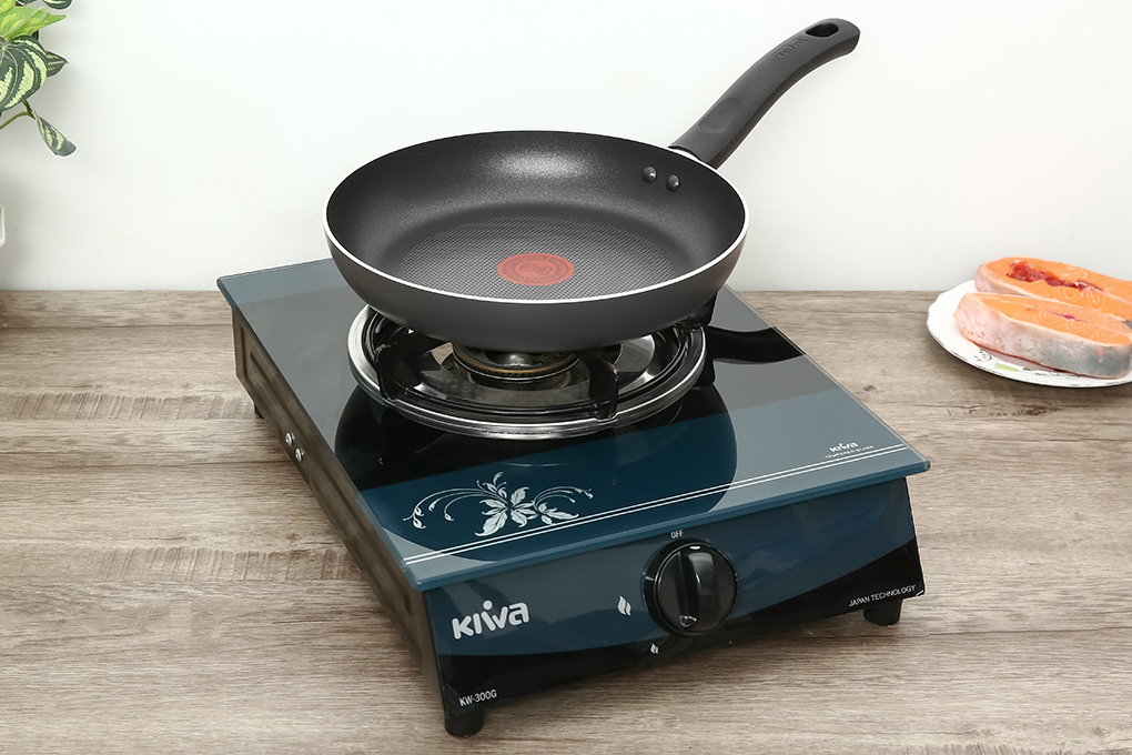Chảo chống dính Tefal bếp từ 24cm / 28cm - điểm cảnh báo nhiệt thông minh - hàng chính hãng