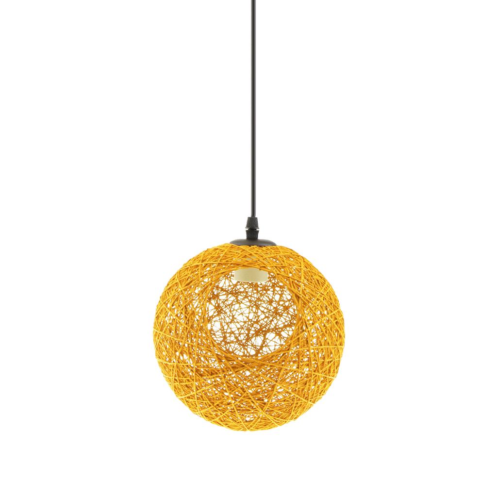 Bóng Mây Wicker Ball Quả Cầu Trần Bóng đèn Với Lỗ 20 Cm