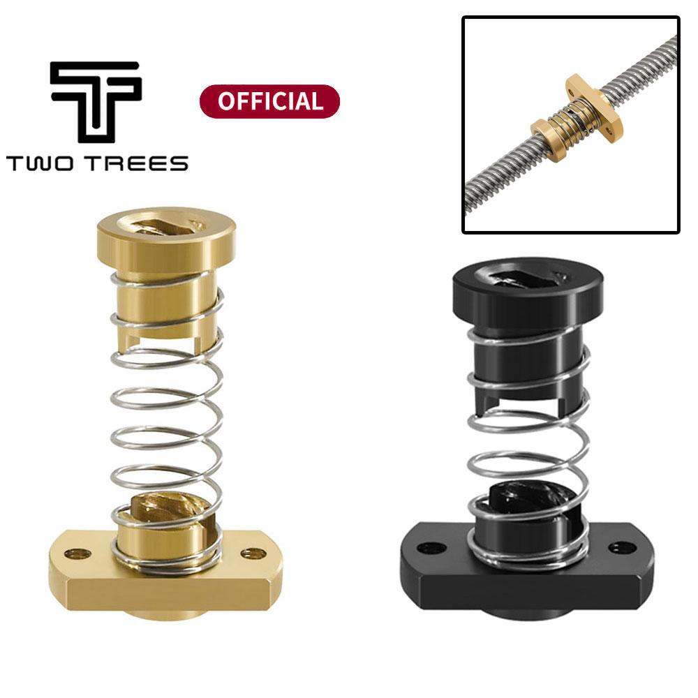 T8 chống lưng bằng đồng thau vít/đai ốc POM được sử dụng để nâng cấp Ender 3 CR-10/Tornado/Clone 3D Máy in phần chống lại Nut Spring Spring Nut