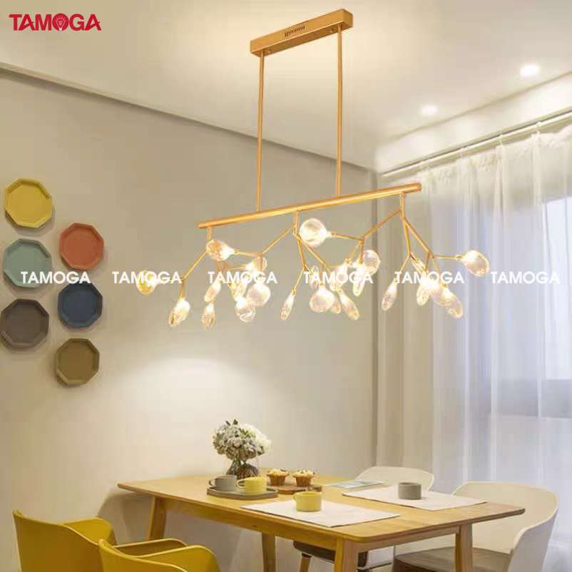 Đèn trần phòng khách trang trí pha lê TAMOGA OTAS 6985