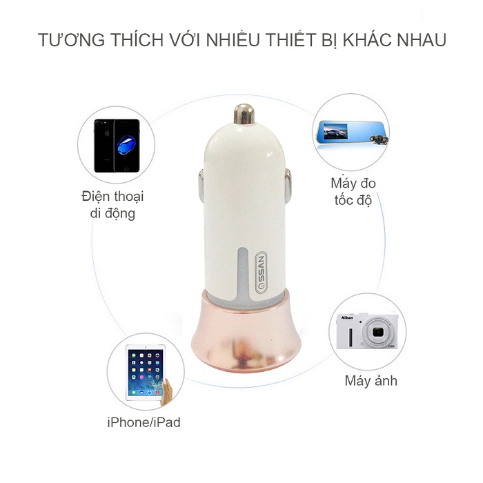 Củ sạc ô tô chính hãng Ossan OS-CA01 - Hàng chính hãng