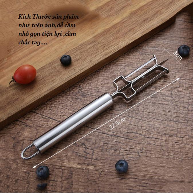 Dụng cụ gọt vỏ củ quả bằng inox cao cấp,dụng cụ bào sợi đa năng tiết kiệm thời gian-GD393-daobao