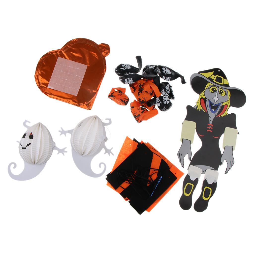 Halloween Balloons Banner Kit Happy Halloween Party Decoration