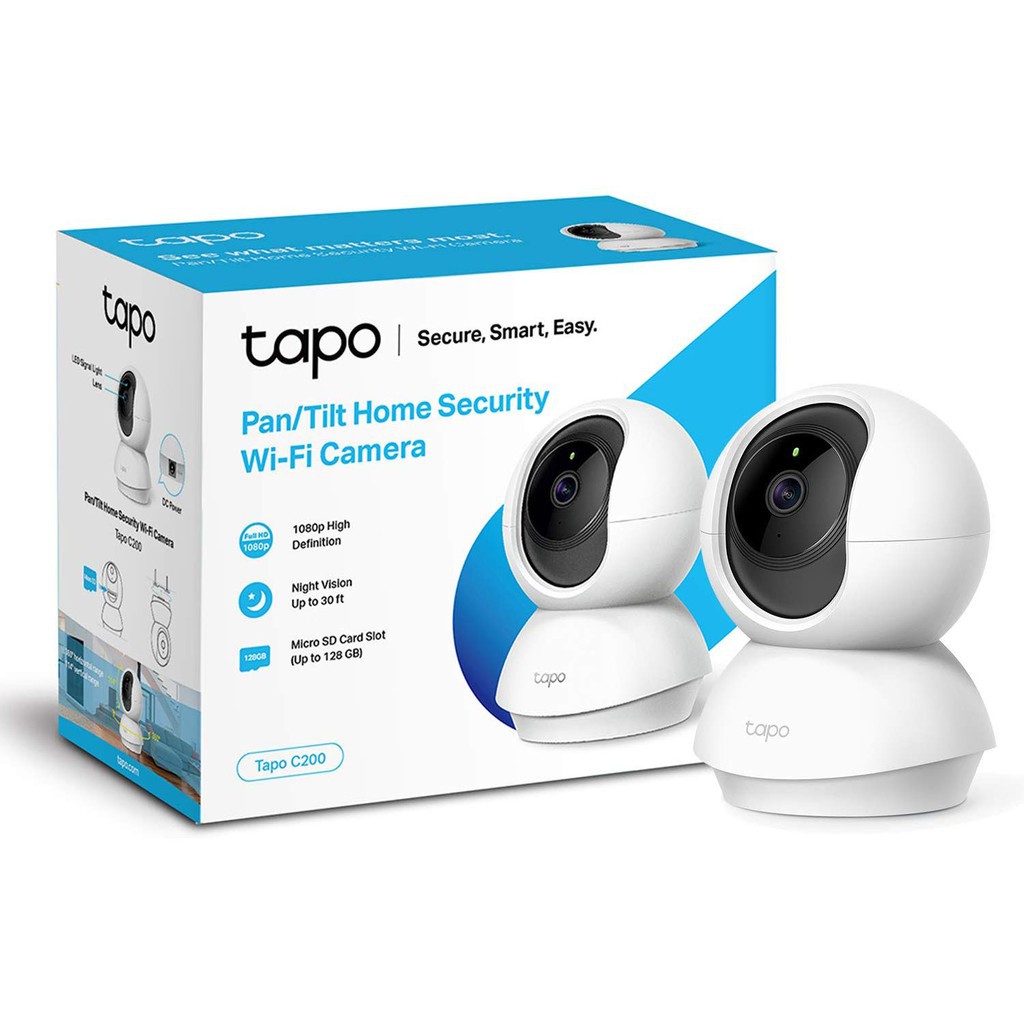 Camera Wi-Fi TP-Link Tapo C200 1080P (2MP) + Thẻ nhớ Adata 32gb - Hàng Chính Hãng