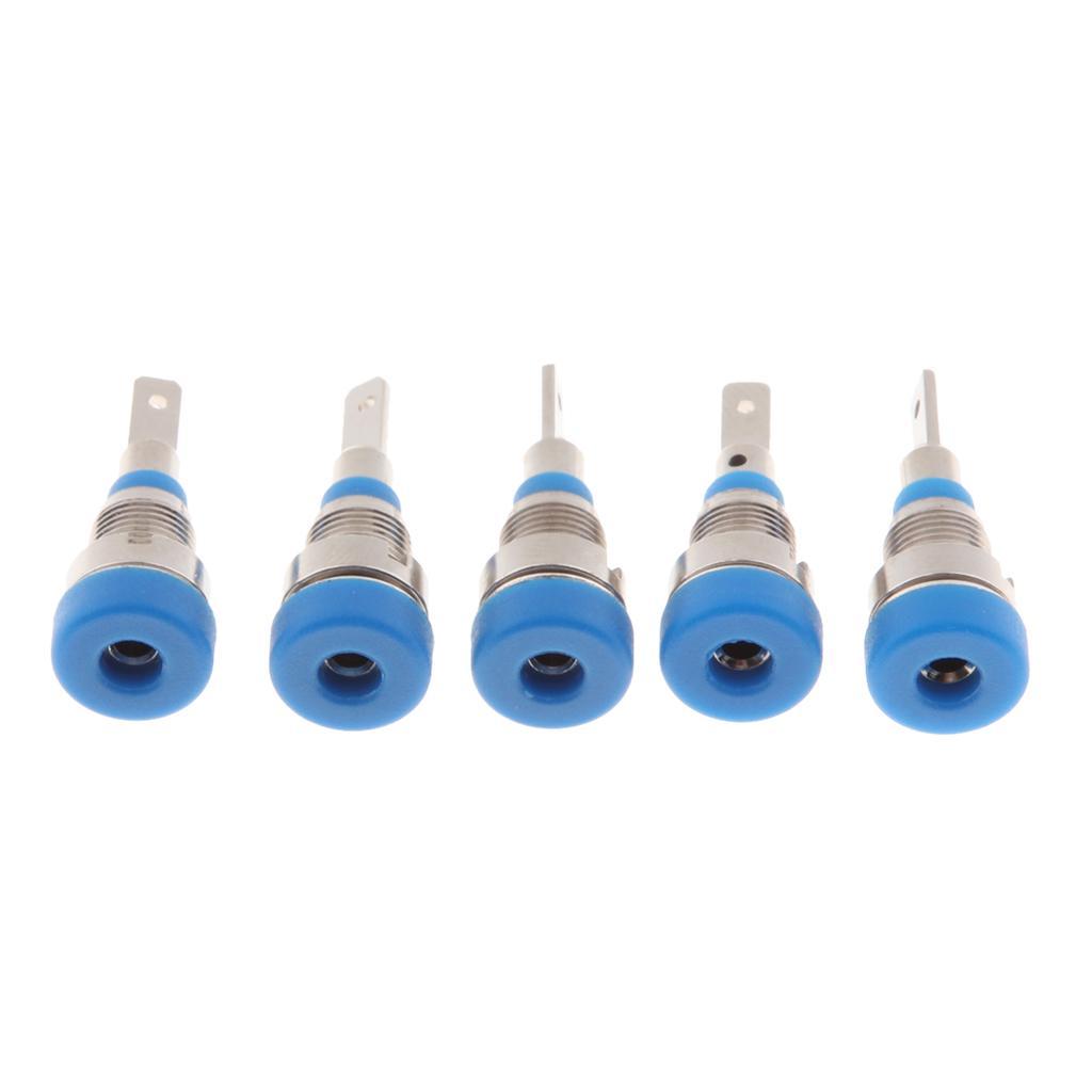 25Pieces 2mm Binding Post Banana  Socket Panel Mount