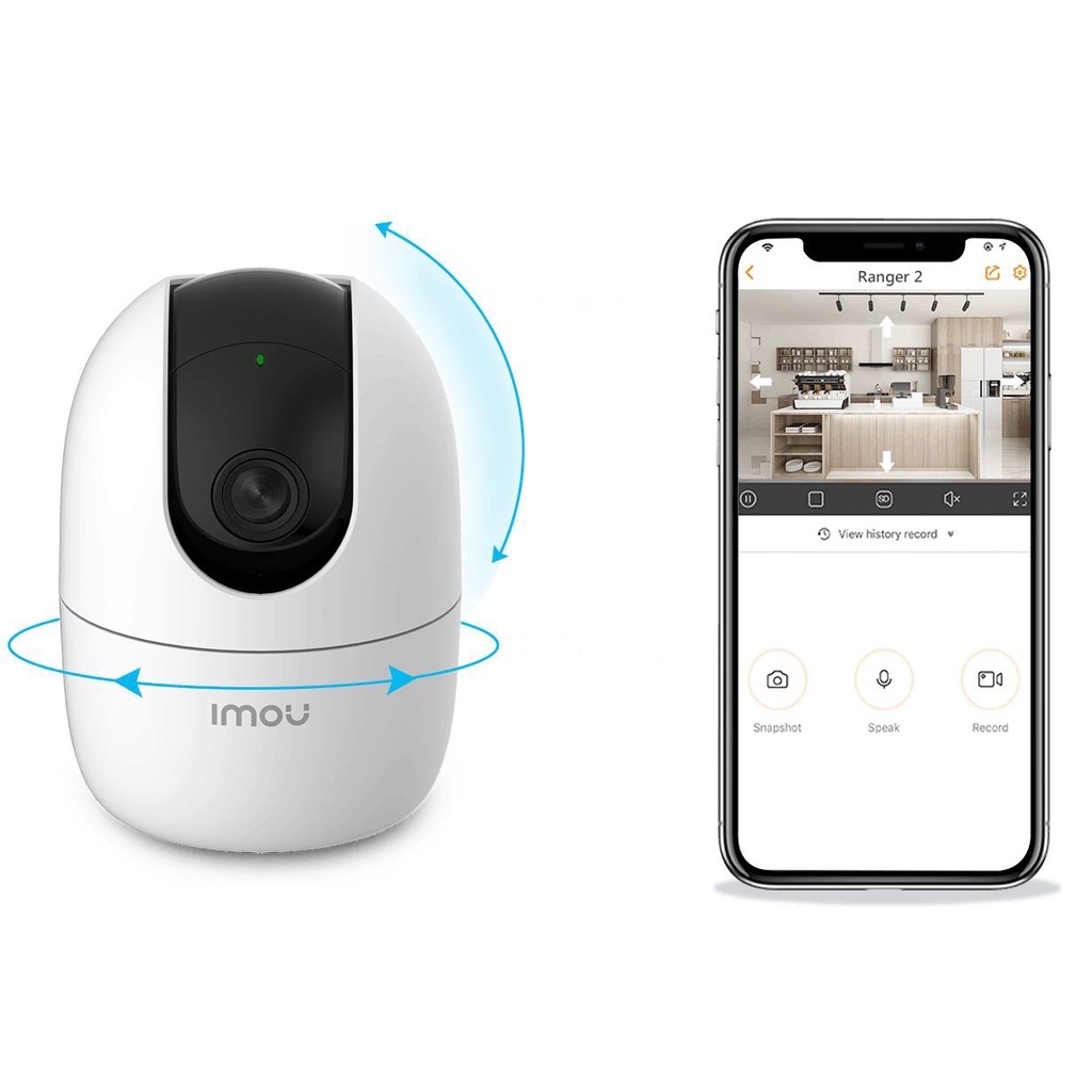 Camera IMOU A52  Xoay 360° Full HD 5.0MP Siêu Nét Góc Rộng Đàm Thoại Hai Chiều- HÀNG CHÍNH HÃNG