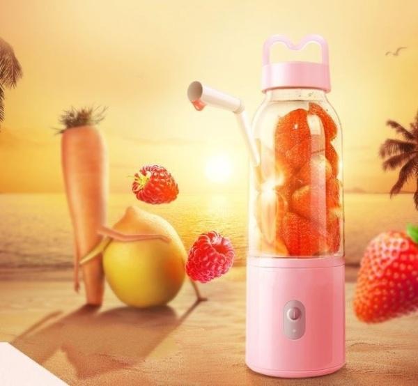 Máy Xay Sinh Tố Mini Cầm Tay 500Ml Dùng Sạc Không Dây Tiện Lợi Di Chuyển. Shop Giao Mầu Ngãu Nhiên - Giao Hàng Toàn Quốc