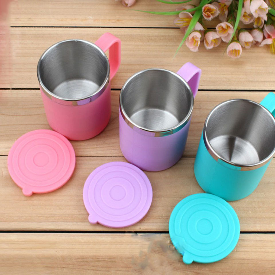 Bộ 2 cốc giữ nhiệt có quai cầm tiện lợi - Hàng nội địa Nhật