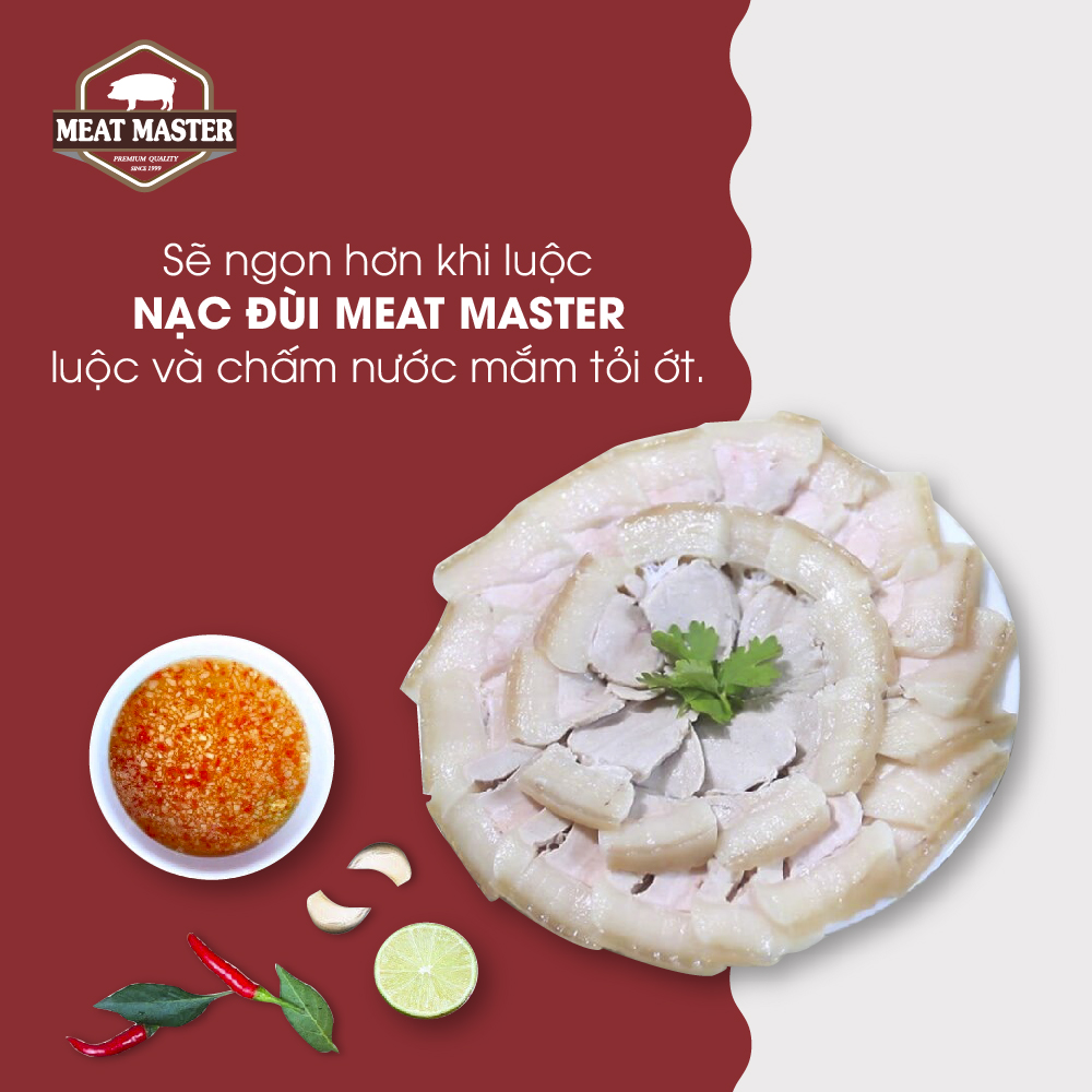 [GIÁ THẤP NHẤT THÁNG Thịt đùi heo Meat Master ( 400G ) - Giao nhanh