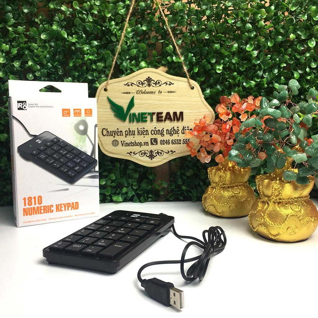 Bàn phím số R8 - 1810 - USB -dc3891