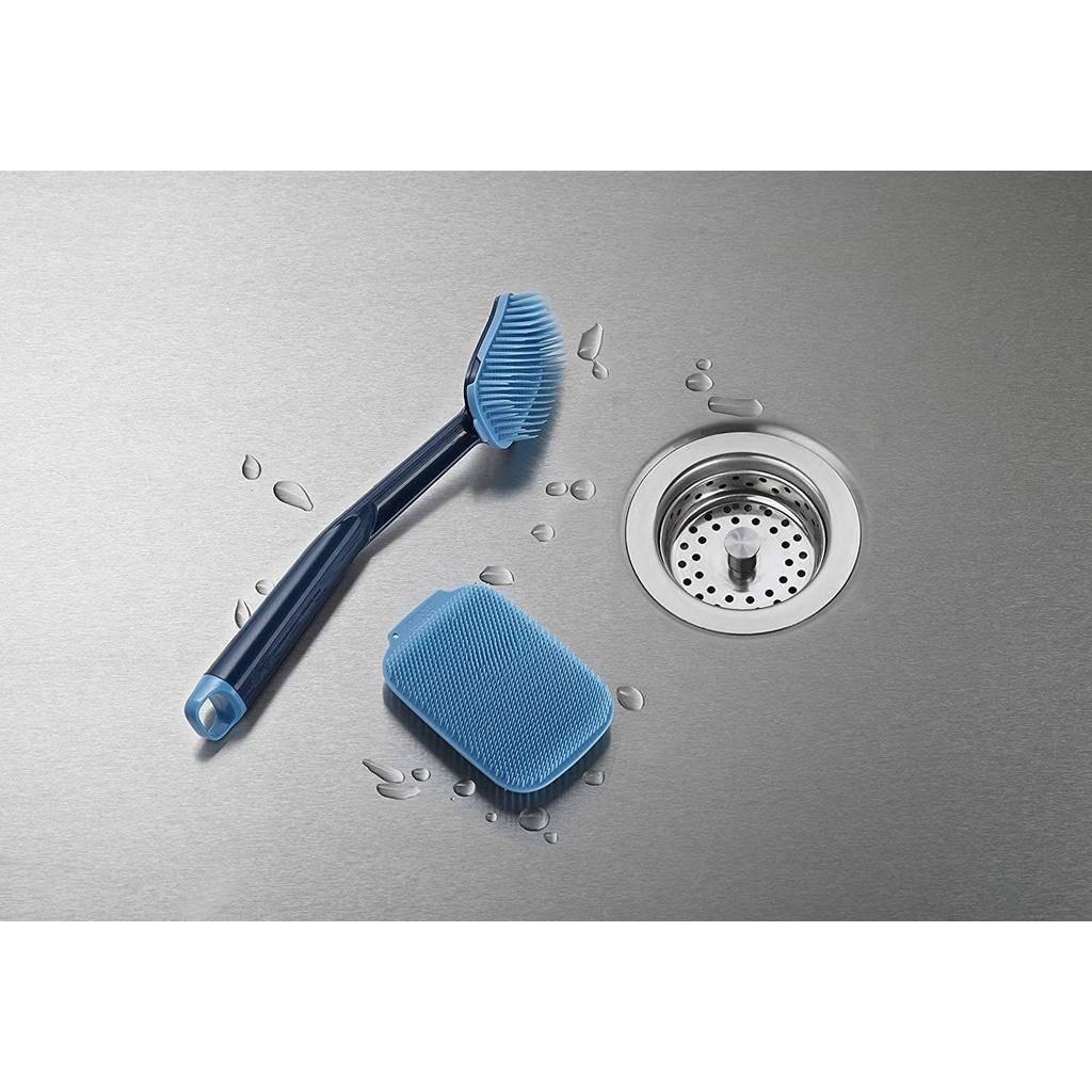 Bộ Cọ Rửa Đa Năng JOSEPH, Chất Liệu Nhựa BPA, Bàn Chải Silicon An Toàn Với Xoong Nồi, Nhập Đức