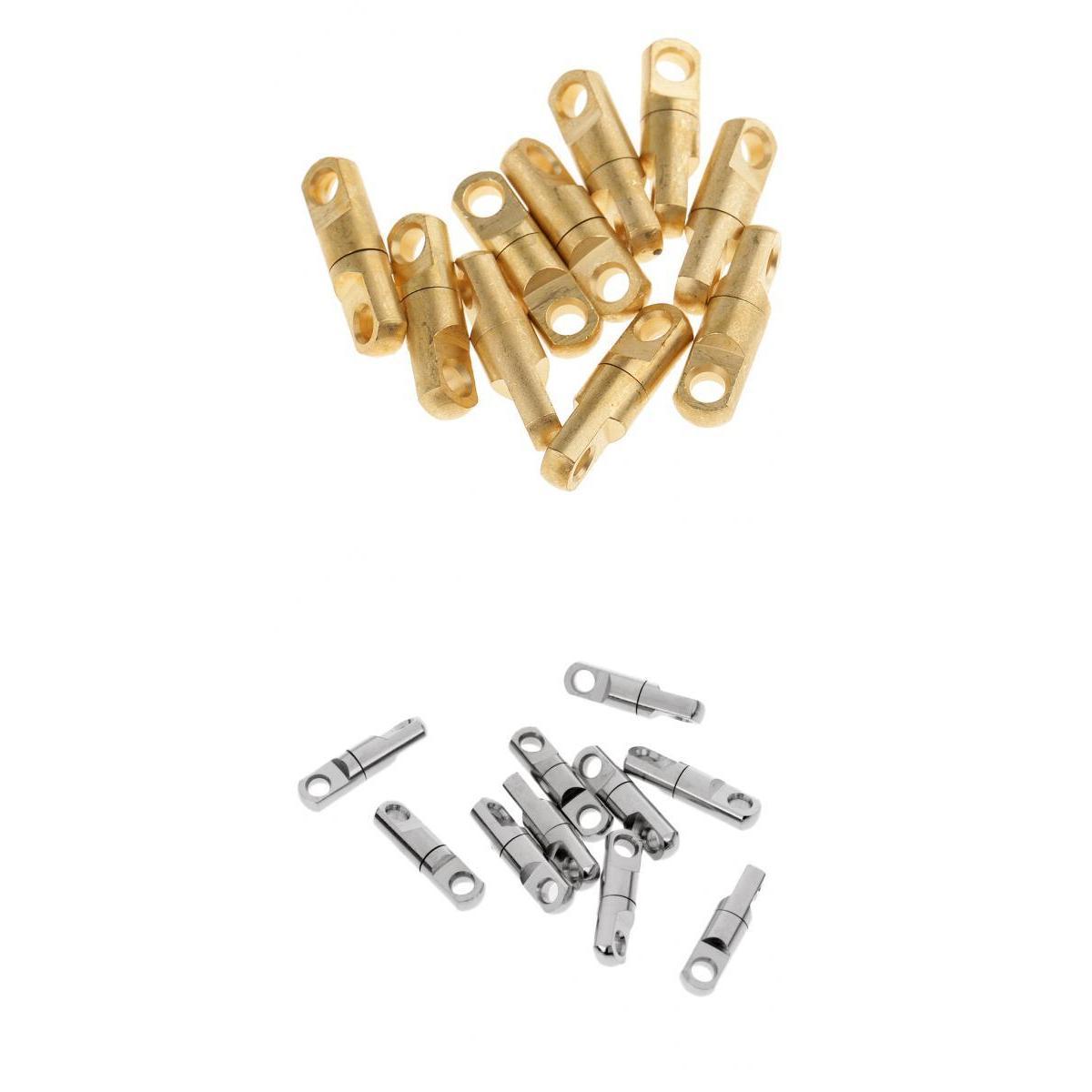 20pcs Heavy Duty Swivels Cylindrical Ball Bearing Swivels Line Lures Connectors Rotary Ring