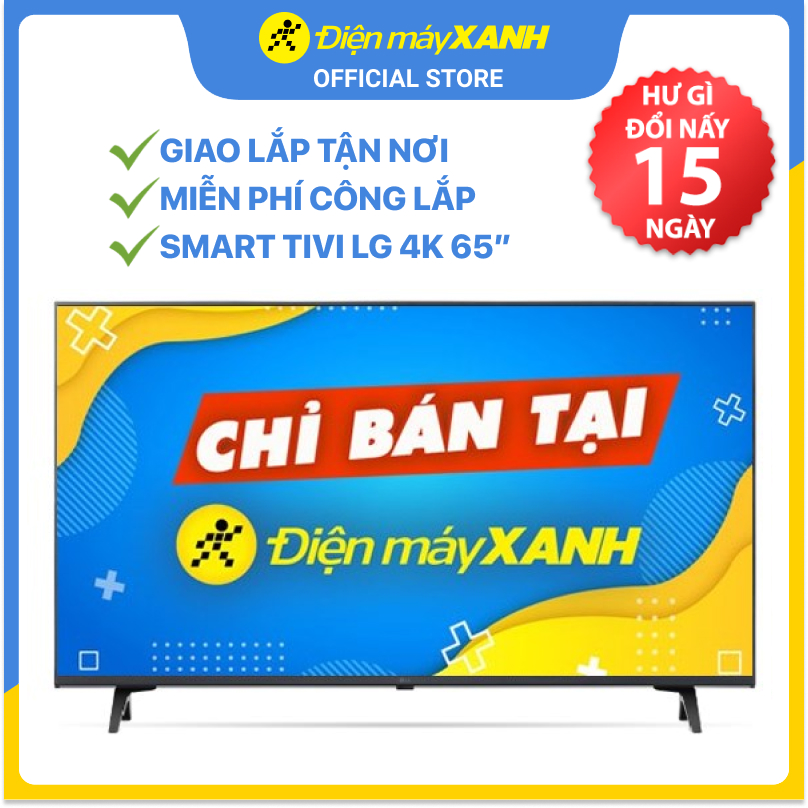 Smart Tivi LG 4K 65 inch 65UP7750PTB - Hàng chính hãng