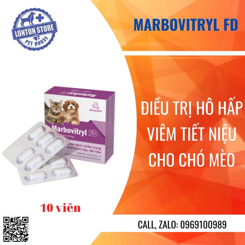 VEMEDIM Marbovitryl FD Không còn nhiễm trùng, đường hô hấp, tiết niệu trên chó, mèo