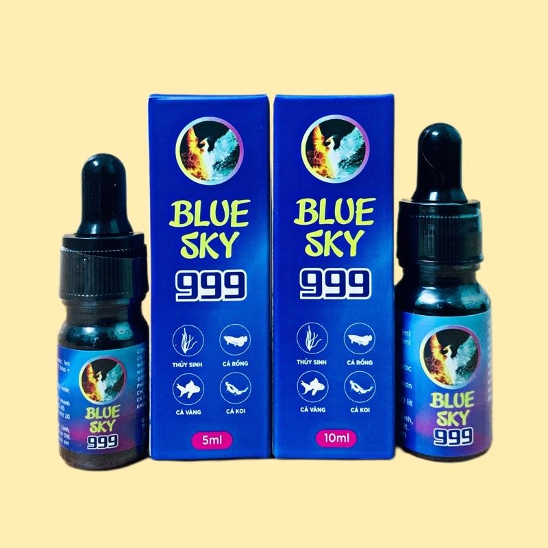 Blue Sky 999 5ml Chuyên Xử Lý Túm Lắc, Nấm Cho Cá Cảnh, Cá 7 Màu, Cá Koi,... [BLUE SKY 999 5ml]