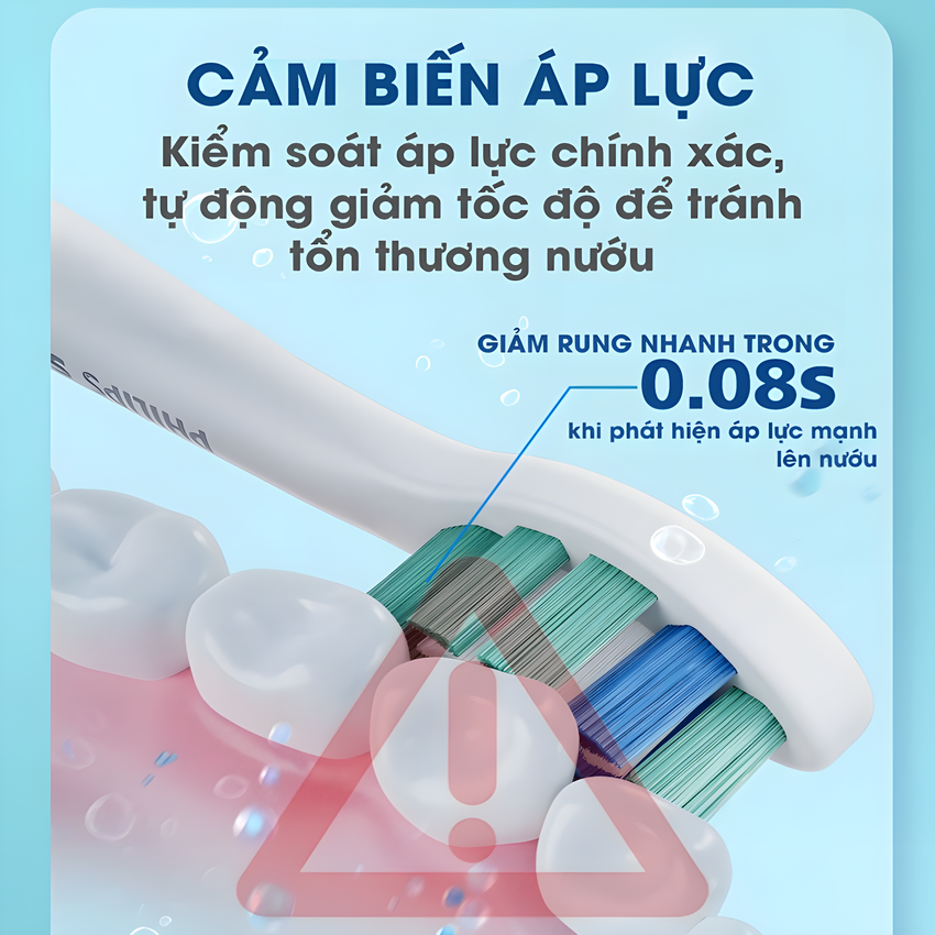 Bàn chải đánh răng điện thương hiệu Hà Lan cao cấp Philips HX5272/03 và HX5282/01 - Hàng chính hãng