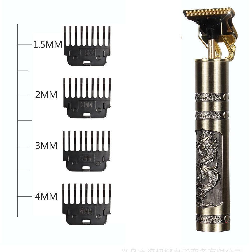 Tông Đơ Cắt Tóc, Cạo Râu, Bấm Viền Vintage T9 Hình Rồng