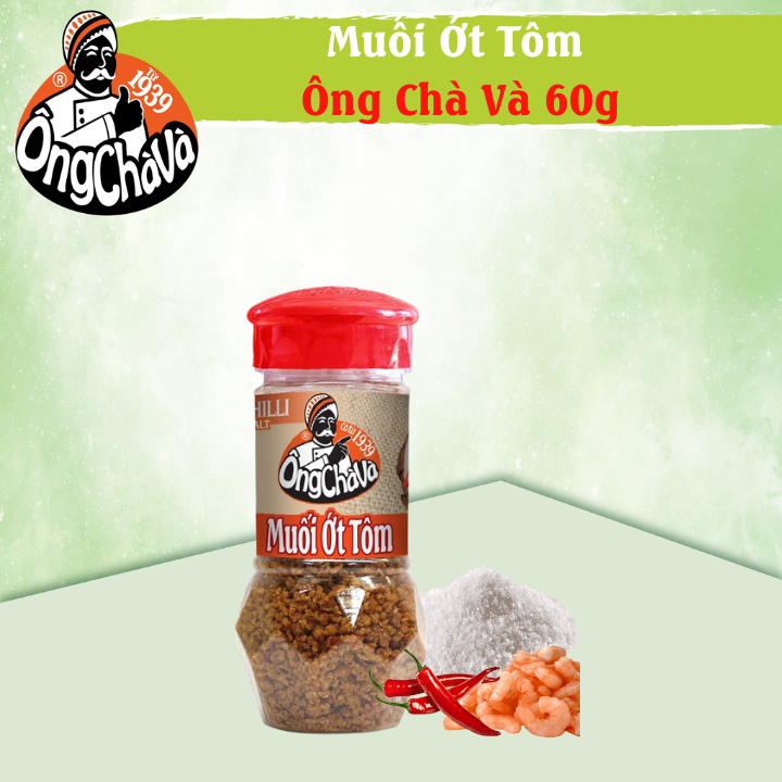 Muối Ớt Tôm Ông Chà Và 60g - Muối Tôm