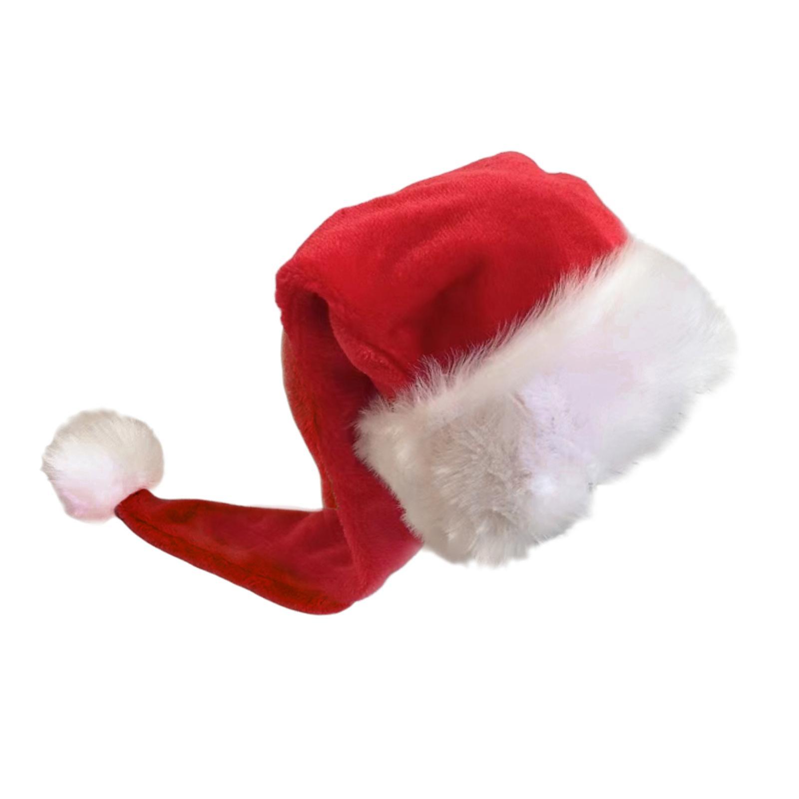 Xmas Hat Christmas Hat Decor Headgear Costume Apparel Accessories Santa Hat Santa Claus Xmas Hat Cap for Festival Fancy Dress
