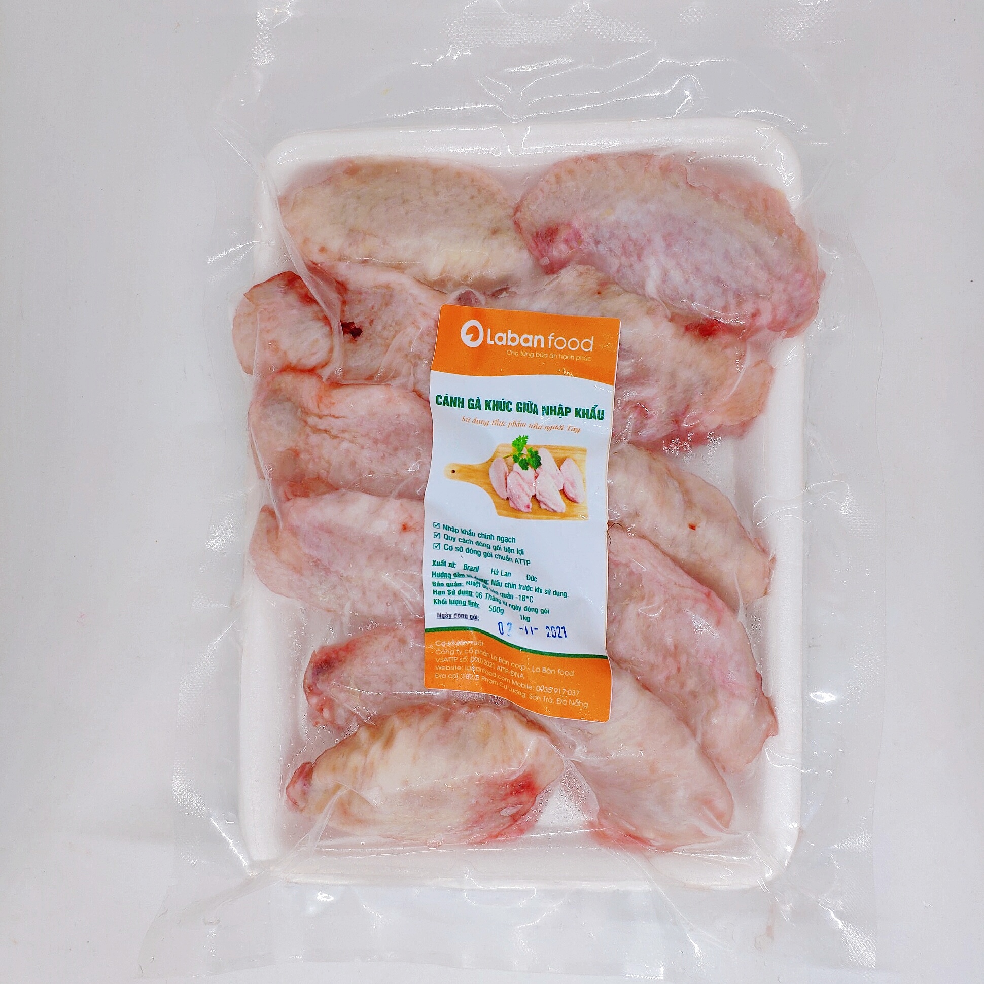 Cánh gà khúc giữa nhập khẩu