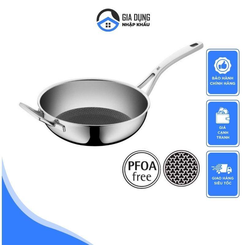 Chảo WMF Profi Resist Wok 28cm, Chảo Sâu Lòng Chống Dính Cao Cấp Bếp Từ Hàng Đức, Chất Liệu Thép Không Gỉ