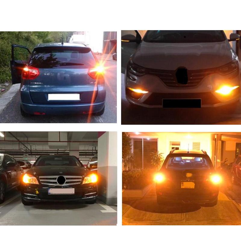 1 Đèn LED Tín Hiệu Xi Nhan T10 W5W T15 W16W T20 7440 7443 1156 1157 Py21W P21W Ba15S Bau15S