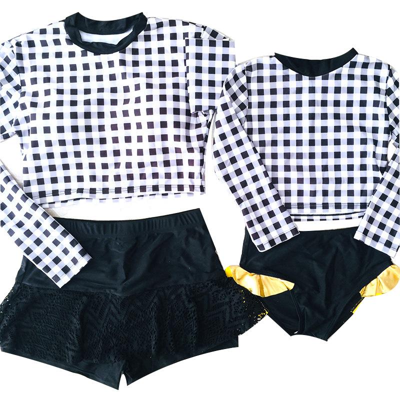 2 Mới Mẹ Và Con Gái Bikini Bộ Đồ Bơi Bé Gái Quần Áo Bơi Nữ Trẻ Em Trẻ Em Gợi Cảm Đồ Tắm Đi Biển