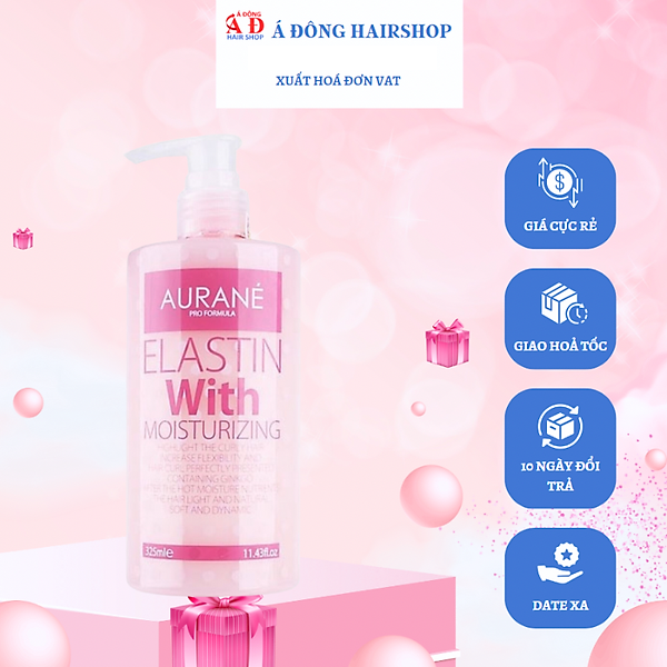 Gel dưỡng tạo kiểu tóc xoăn Aurane Elastin with Moisturizing 325ml