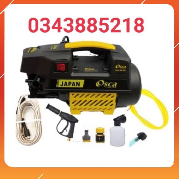Máy rửa xe osca 2500W tặng bình tạo bọt,xịt rửa đa năng