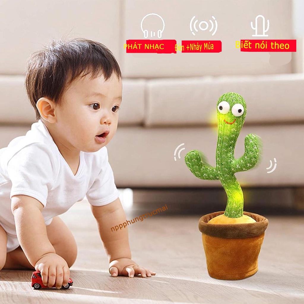 Cây xương rồng nhảy múa vui nhộn phát 120 bài hát nhạc - nhại được giọng nói
