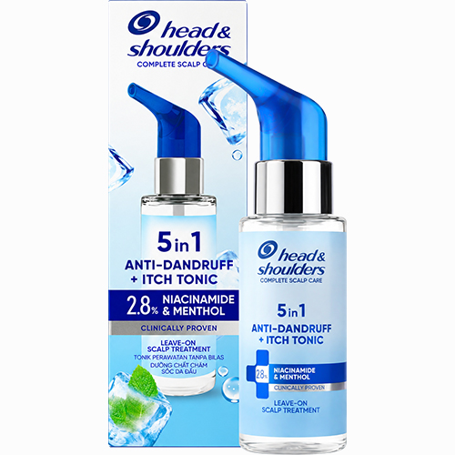 Xịt dưỡng da đầu Head Shoulders 5in1 2.8% Niacinamide and Menthol (50ml) - Hàng chính hãng