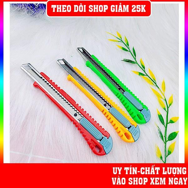 Dao rọc giấy loại vừa 9mm cực tốt , an toàn và chất lượng cao HJ-18