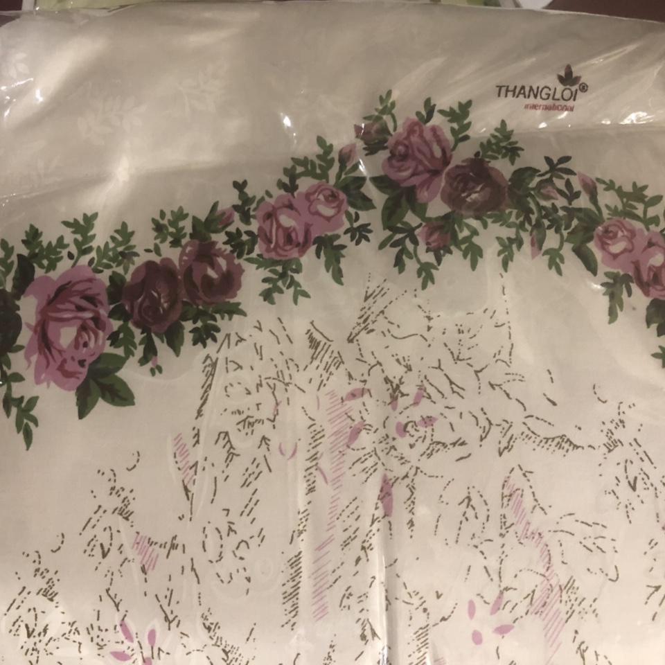 Bộ Drap Cotton Thắng Lợi Kèm Mền Chần Gòn -5 món hoặc mền lẻ